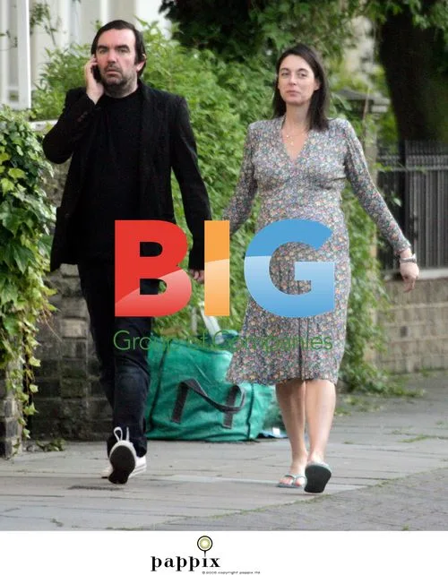 Pregnant Mary McCartney with boyfriend Simon Aboud