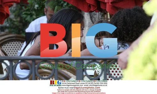 Spice Girl Mel B and family lunch in LA