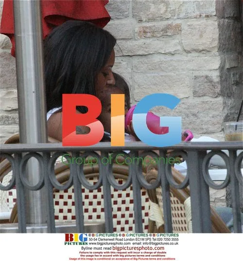 Mel B and family out for lunch in LA