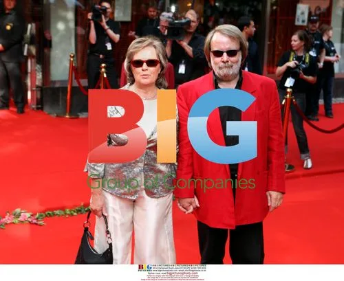 ABBA members at Mamma Mia! premiere