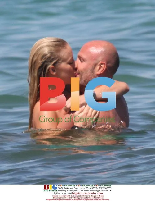 Franck Leboeuf with mystery blonde in Saint Tropez
