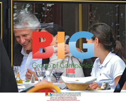 Ingrid Betancourt Enjoys Lunch with Dominique de Villepin