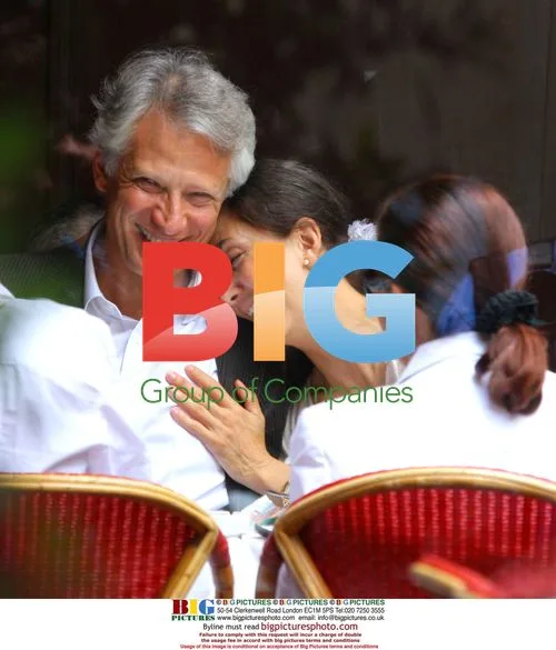 Ingrid Betancourt and Dominique de Villepin Lunch in Paris