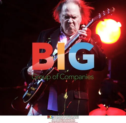 Neil Young performs at Roskilde Festival