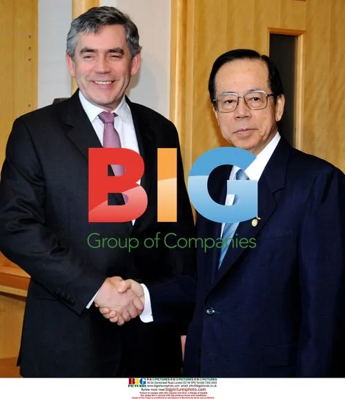 British PM Brown meets Japanese PM Fukuda