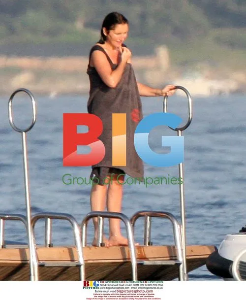 Cecilia Sarkozy and Richard Attias on Yacht in Italy