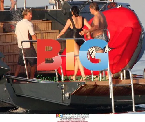 Cecilia Sarkozy and Richard Attias on Yacht