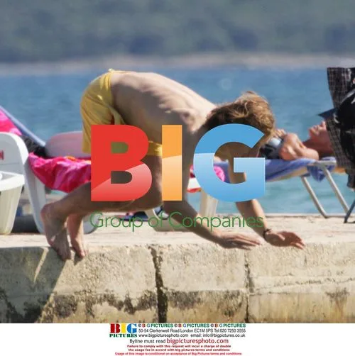 Luka Modric on beach holiday in Croatia