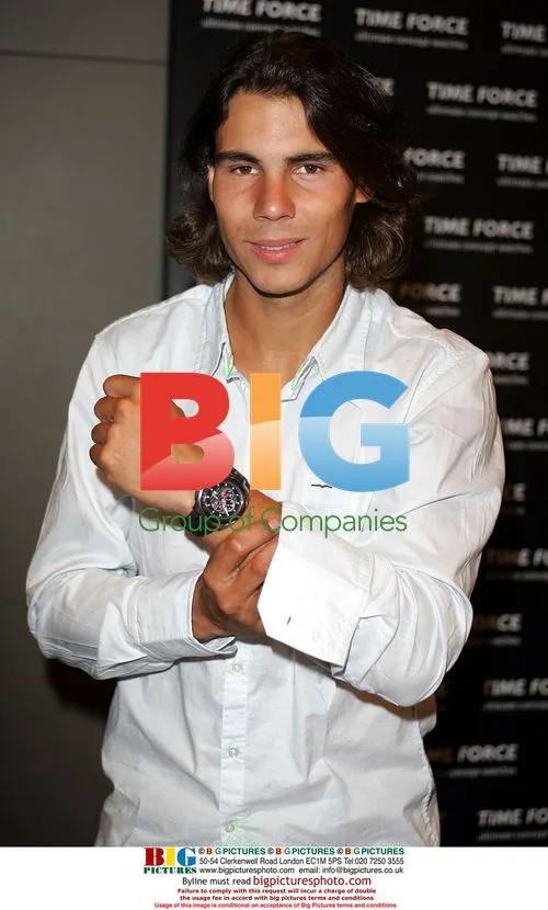 Rafa Nadal Promoting 'Time Force' Watch