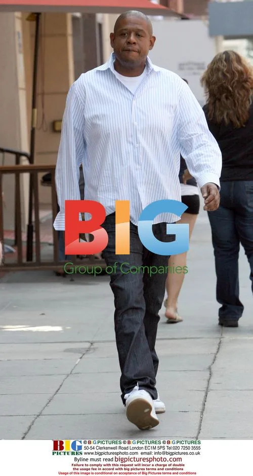 Forrest Whittaker and wife take walk in Beverly Hills