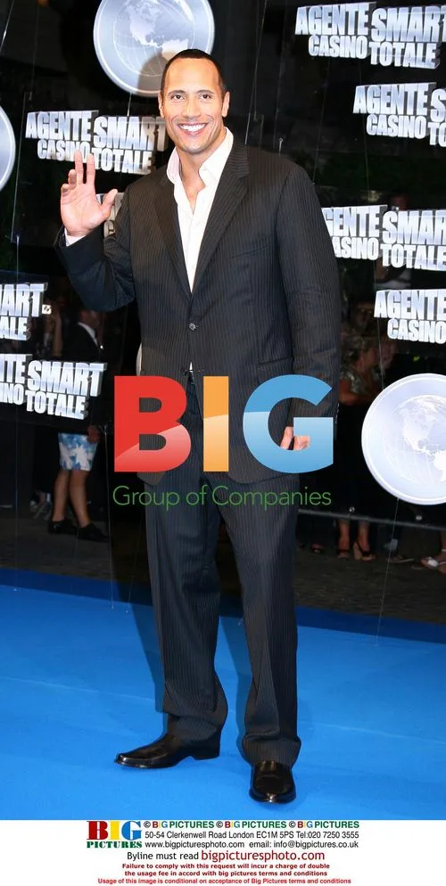 Dwayne 'The Rock' Johnson at 'Get Smart' premiere in Rome