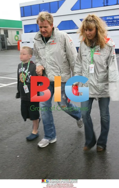 Gordon Ramsay at British Grand Prix in Silverstone