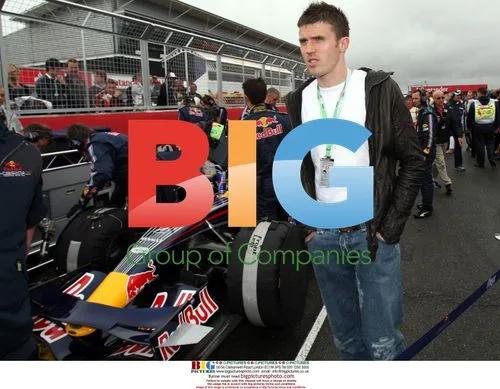 Michael Carrick at British Grand Prix