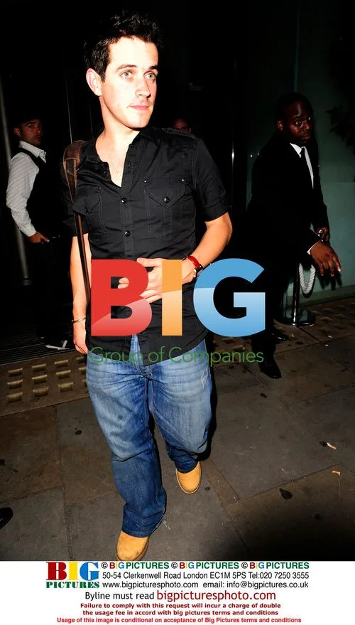 Dominic Wood partying at Bungalow 8 Club
