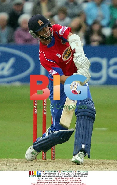 Essex batsman James Foster hits six