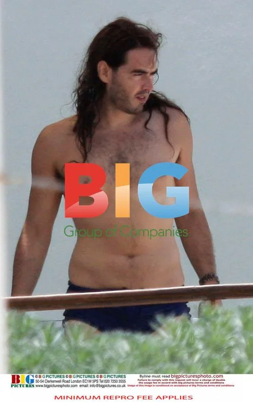 Russell Brand and Teresa Palmer in Mexico