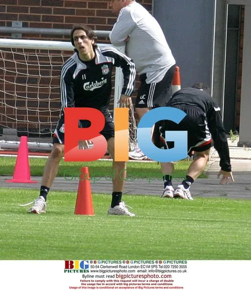 Liverpool players train ahead of season