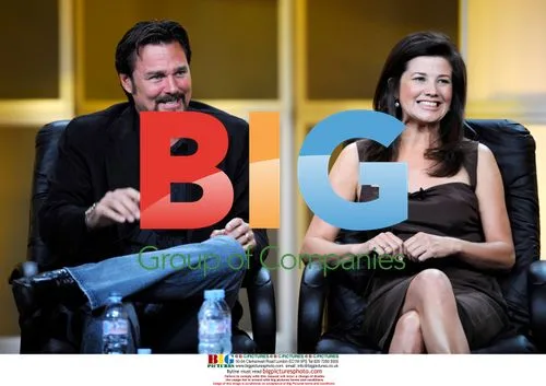 Daphne Zuniga and Greg Evigan at TCA 2008
