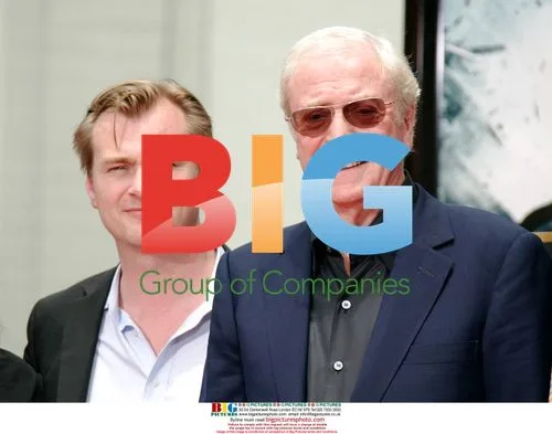 Michael Caine and Christopher Nolan at Ceremony