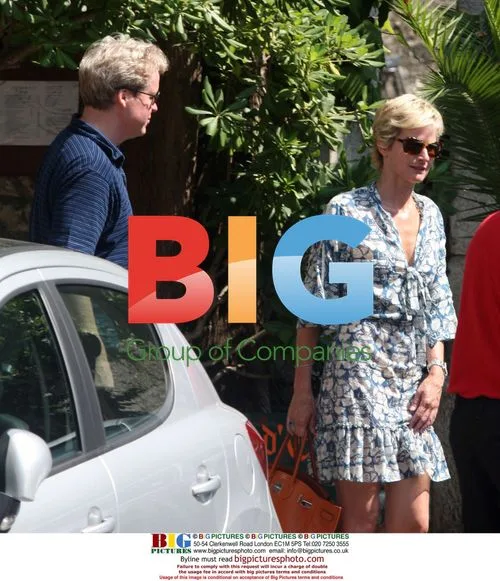 Earl Spencer with girlfriend at hotel in France