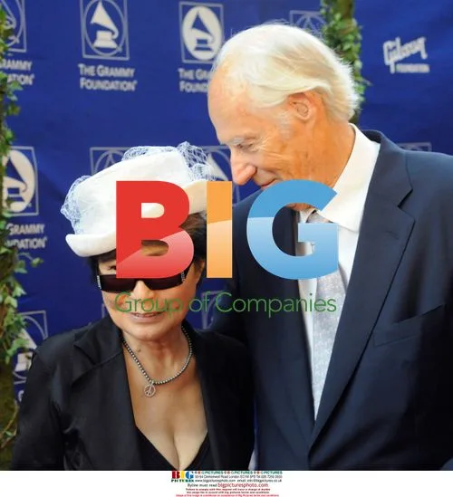 Yoko Ono and George Martin at Grammy Gala
