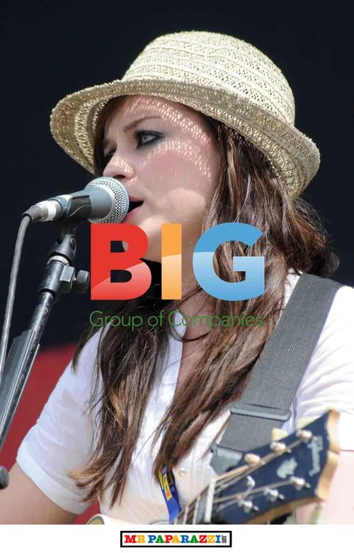 Amy McDonald performs at T in the Park Festival 2008