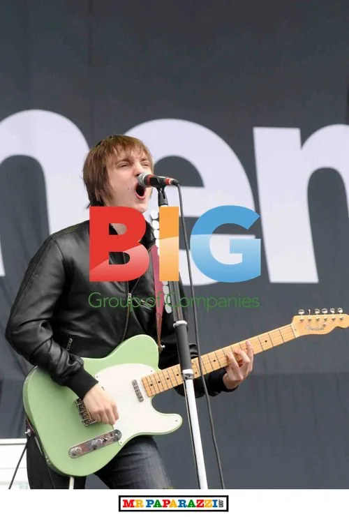Tom Clarke of The Enemy performs at T in the Park