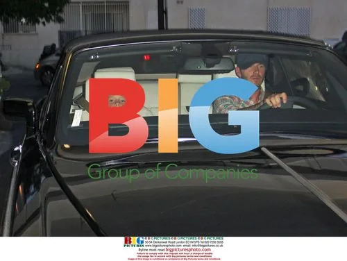 David Beckham & Son Leave Benihana