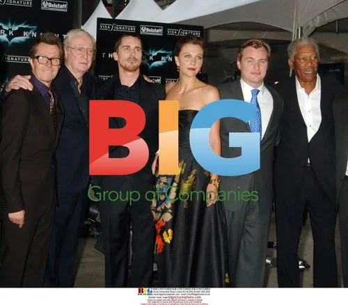 The Dark Knight cast at film premiere