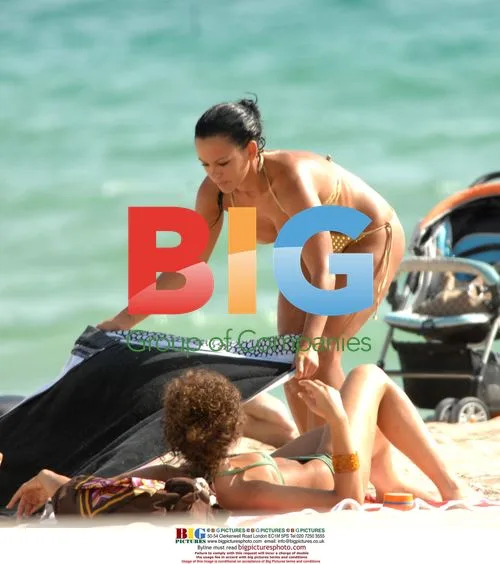 Cristiano Ronaldo's Nereida Gallardo on Beach