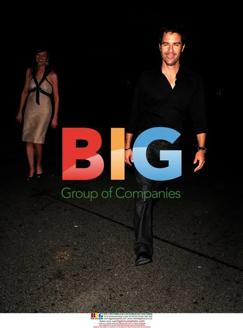 Eric McCormack and girlfriend leaving Bungalow 8