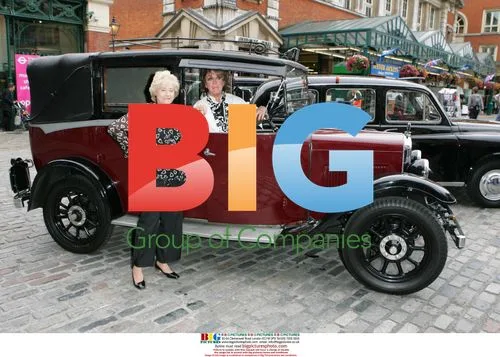 Liz Fraser and Amanda Barrie at London Transport Museum