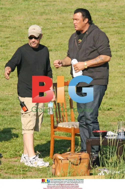Steven Seagal on set of "Ruslan"