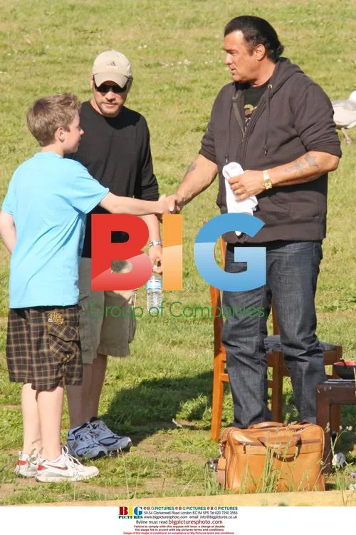 Steven Seagal on break from filming "Ruslan"