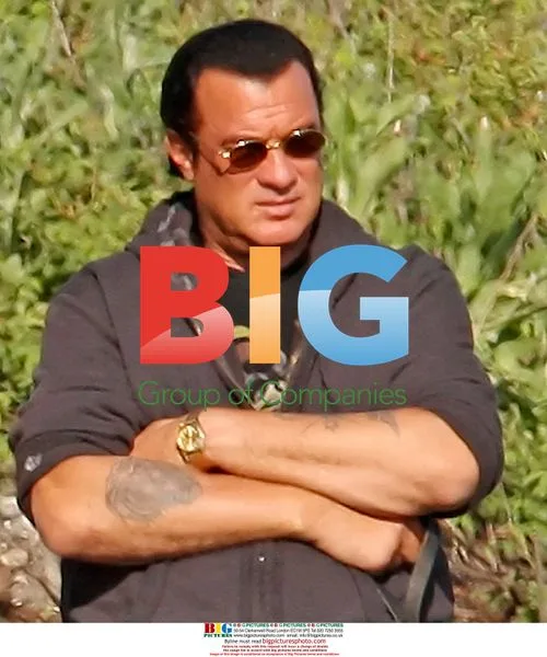 Steven Seagal on break from filming "Ruslan"
