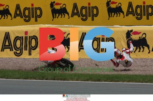 Stefan Bradl crashes during MotoGP 125ccm Championship