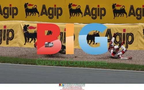 Stefan Bradl crashes at 2008 MotoGP 125ccm Championship