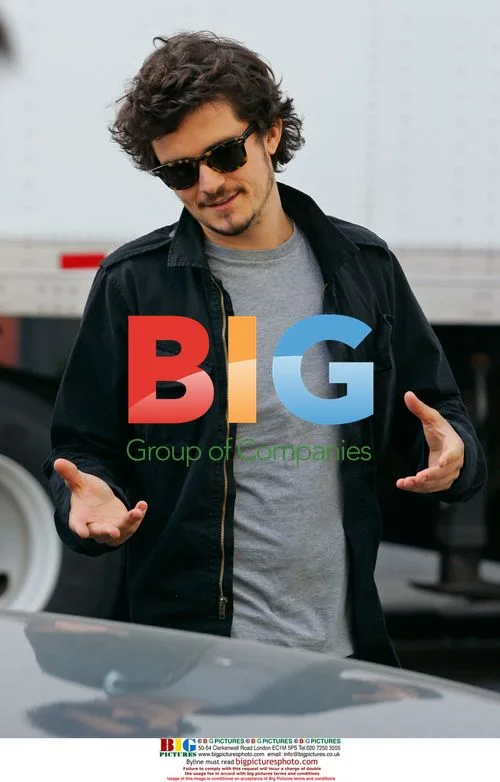 Orlando Bloom on 'New York, I Love You' set