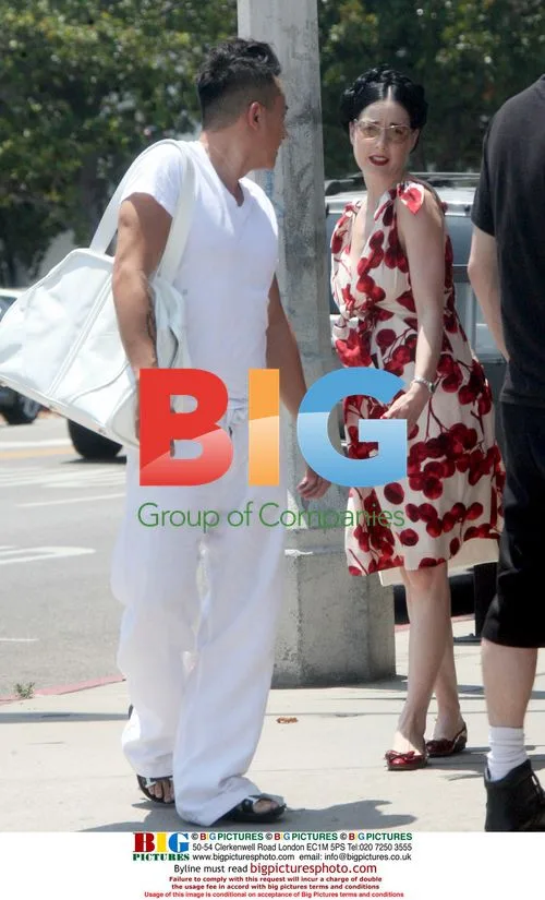 Dita Von Tesse and John Blaine Breakfast