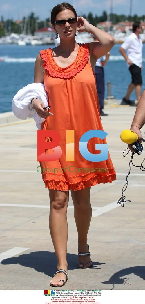 Ivan Ljubicic and pregnant wife Aida at ATP Croatia Umag Open 2008