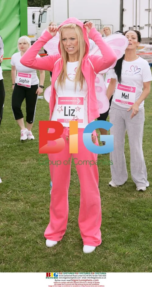 Liz Mclaren and Nicola Stapleton at Race for Life