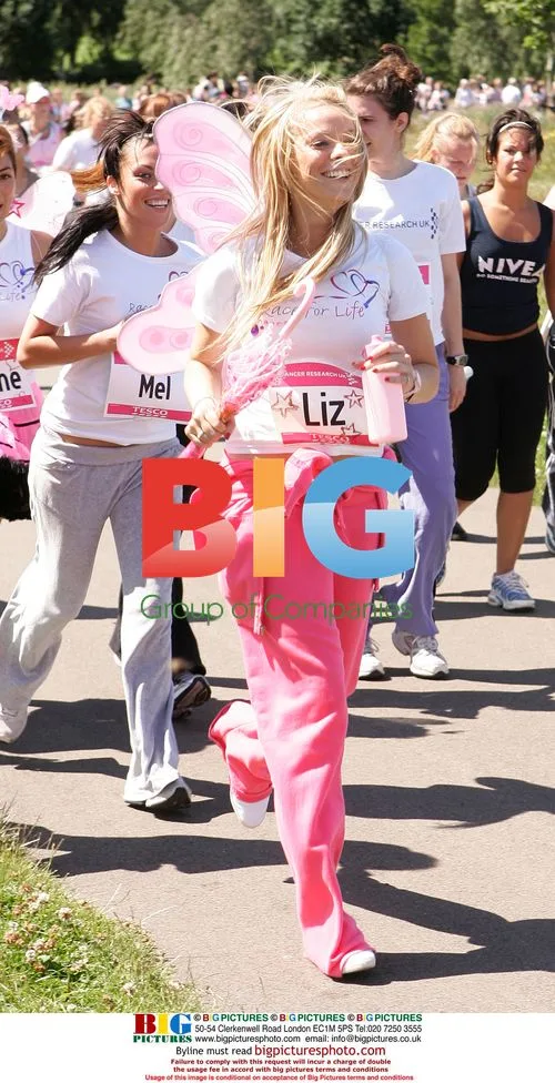 Liz Mclaren and Nicola Stapleton at Race for Life