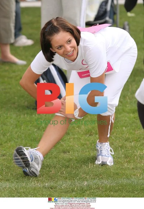 Liz Mclaren and Nicola Stapleton at Race for Life 2008