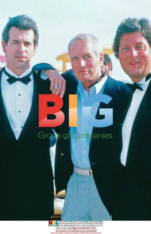 James Naughton and Paul Newman at Cannes Film Festival