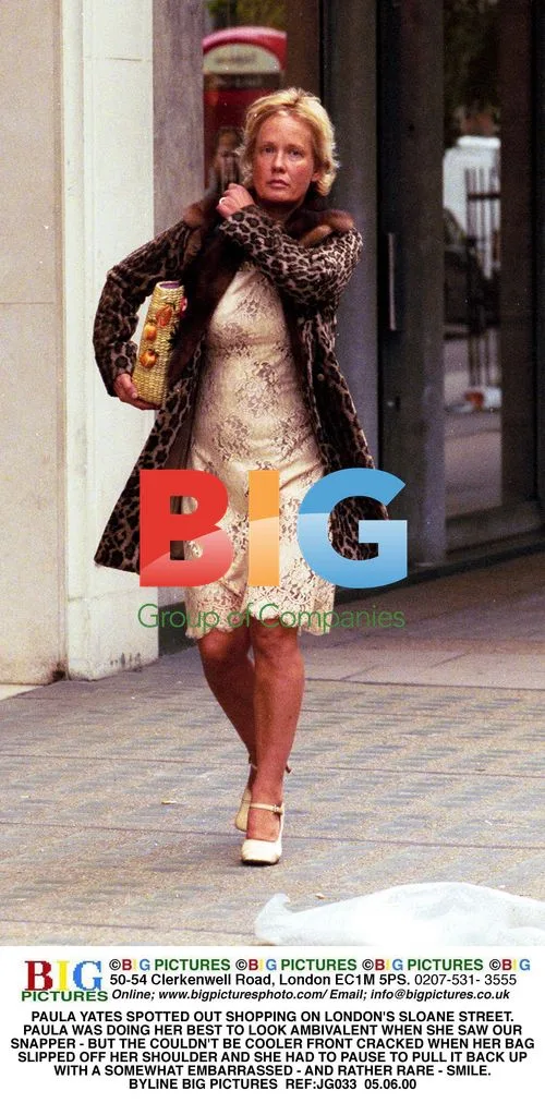 Paula Yates on Sloane Street