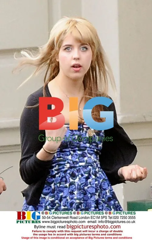 Peaches Geldof Filming TV Show