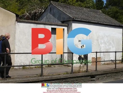 Banksy 'Jay Eavis' Painting in Glastonbury
