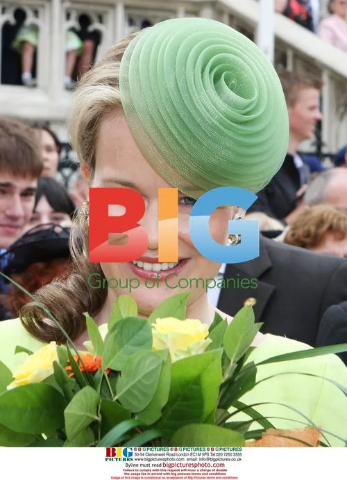 Princess Mathilde attends church service in Belgium