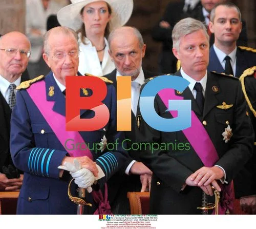 King Albert II and Prince Philippe of Belgium