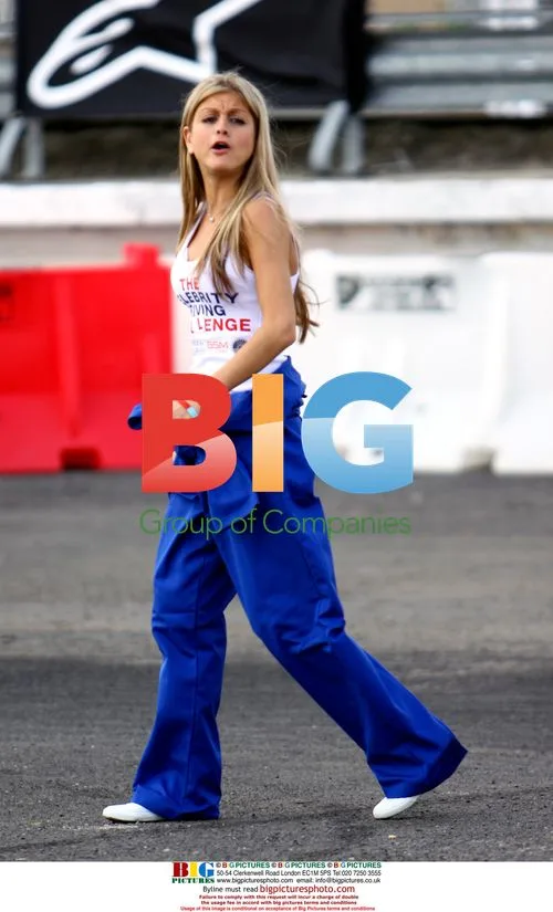 Nikki Graeme at Celebrity Driving Challenge